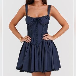 House of CB Navy Blue Mini Dress